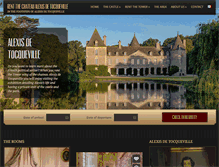 Tablet Screenshot of chateaudetocqueville.com